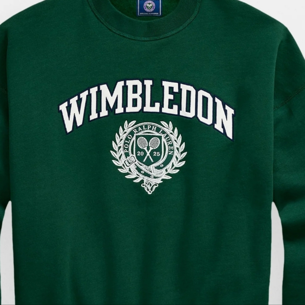Wimbledon Crest Fleece Crewneck PRL - Picture 15 of 16